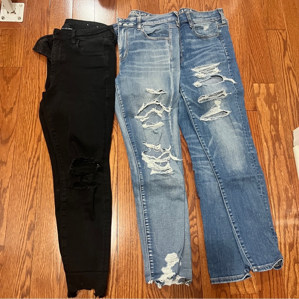 Set of 3 American Eagle Jeans High rise